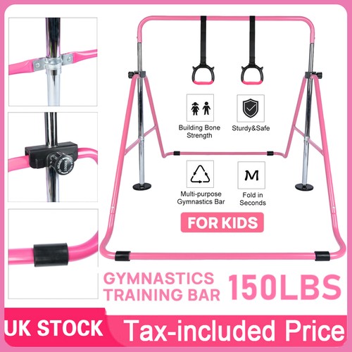 Pink gymnastics bar expandable - pink,