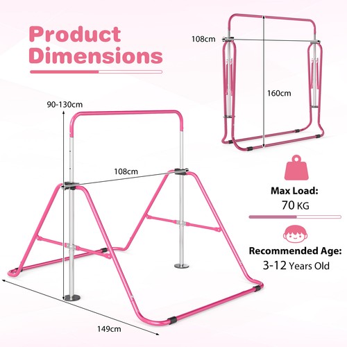 Folding adjustable gymnastics - folding,