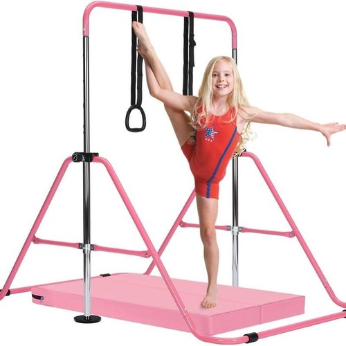 Adjustable kids gymnastics - adjustable, bar
