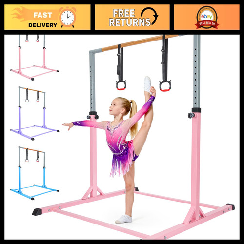 Adjustable gymnastics bar - gymnastics, for