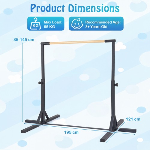 Adjustable gymnastics bar for - gymnastics,